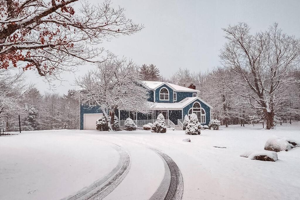 Mountain Blue Vista - Luxury Retreat Near Ski Resorts With Pond, Firepit And Hot Tub Windham Zewnętrze zdjęcie