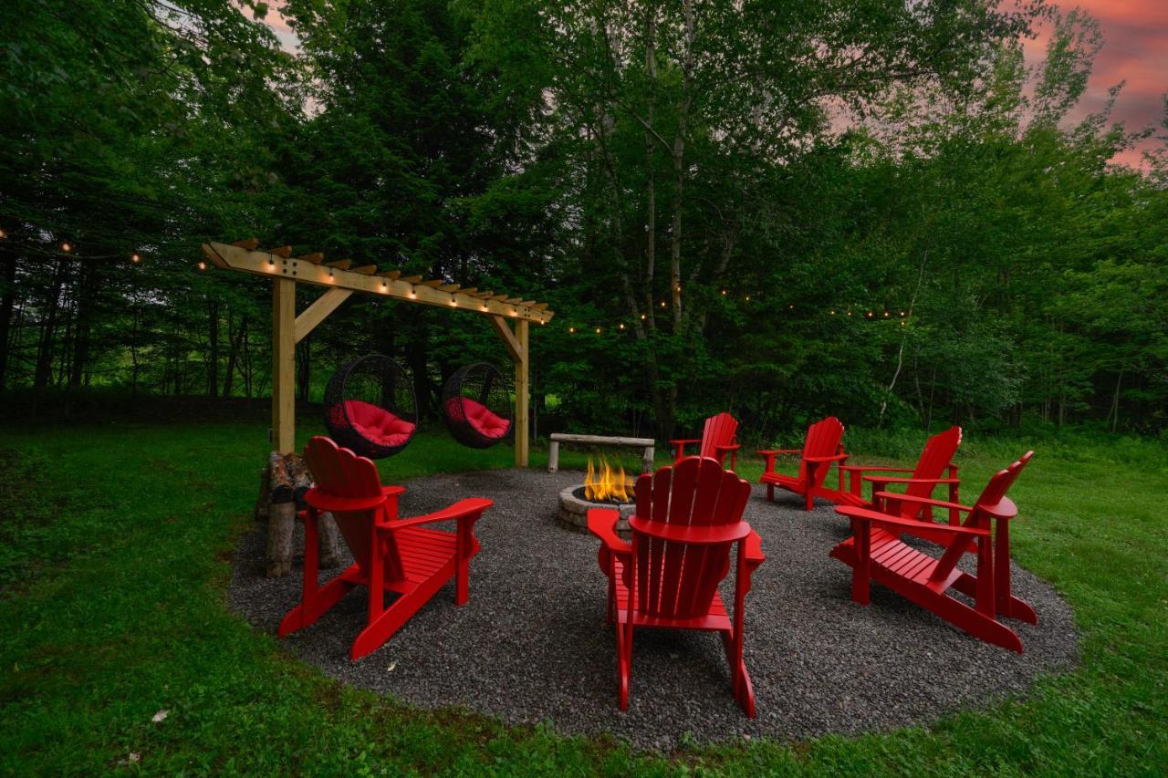 Mountain Blue Vista - Luxury Retreat Near Ski Resorts With Pond, Firepit And Hot Tub Windham Zewnętrze zdjęcie