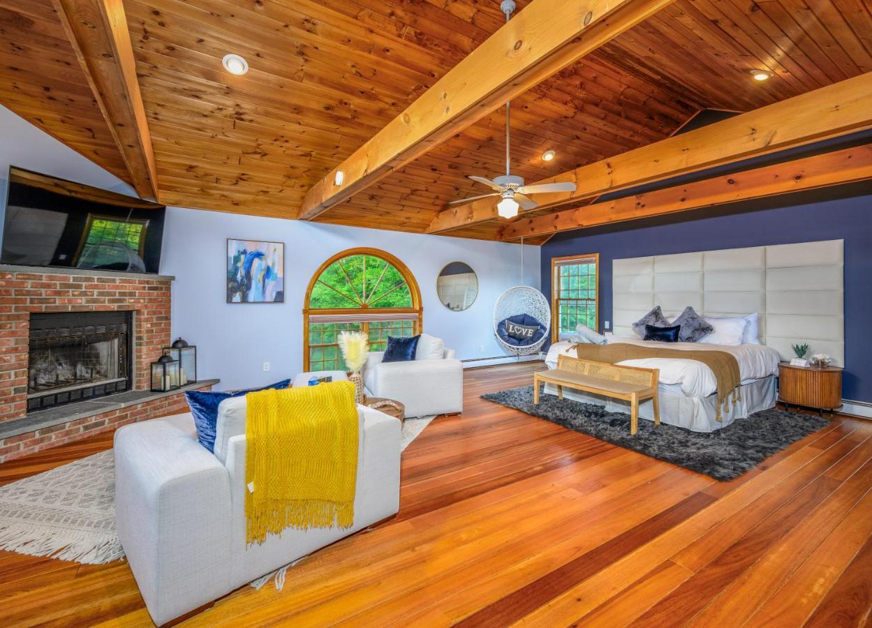 Mountain Blue Vista - Luxury Retreat Near Ski Resorts With Pond, Firepit And Hot Tub Windham Zewnętrze zdjęcie