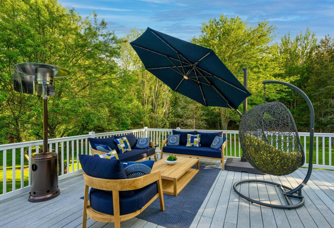 Mountain Blue Vista - Luxury Retreat Near Ski Resorts With Pond, Firepit And Hot Tub Windham Zewnętrze zdjęcie